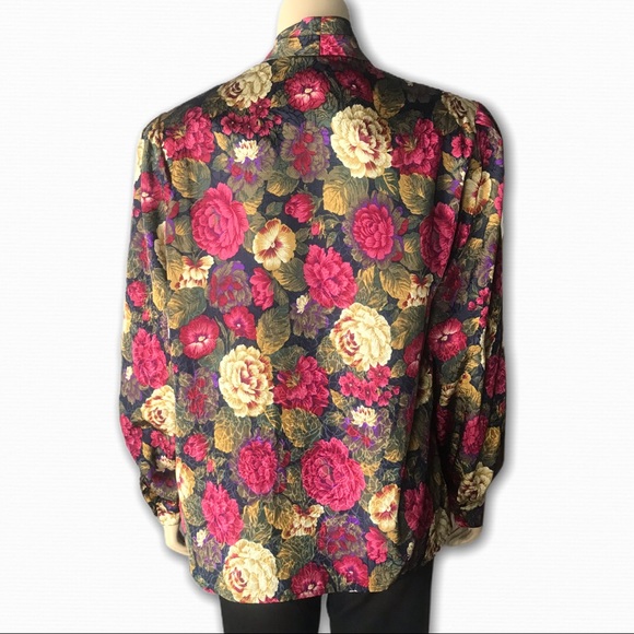Vintage Floral Blazer by Westbound Size 12 - Picture 5 of 6